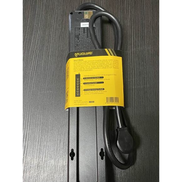 Plugload Advanced 1800W PowerStrip (7 Outlet, Energy Saving, Heavy Duty) - Picture 2 of 3
